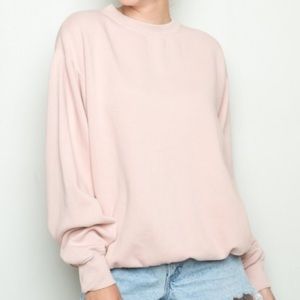Brandy Melville Erica pink sweatshirt